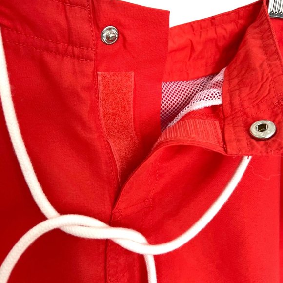 Trunks Red Hybrid Board Shorts Swim Trunks - Size 30 - Picture 5 of 11